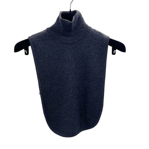 Vintage Donna Karan Red Wool Long Sleeve Bodysuit Size P & Turtleneck Insert - Picture 10 of 12